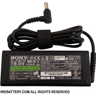 شارژر لپ تاپ 19.5 ولت 3.9 آمپر SONY